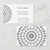 ピレシンプルート又はヨガ先生用の名刺 名刺 (正面/裏面)