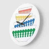 ピレックスインスパイアボウルミッドセンチュリーウォールクロック ラージ壁時計 (傾斜)