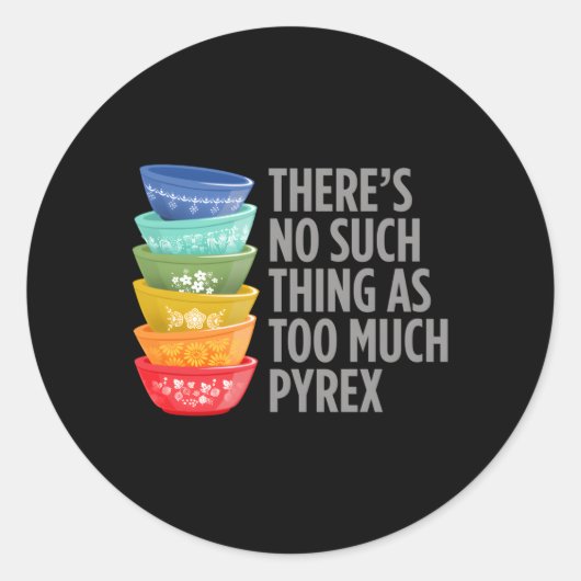 ピレックスコレクターキッチンミキシングボウル ラウンドシール (正面)