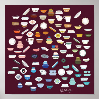 ピレックス100点 – マルーン ポスター