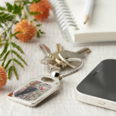 ピレテッド・キツツキ キーホルダー (側面)