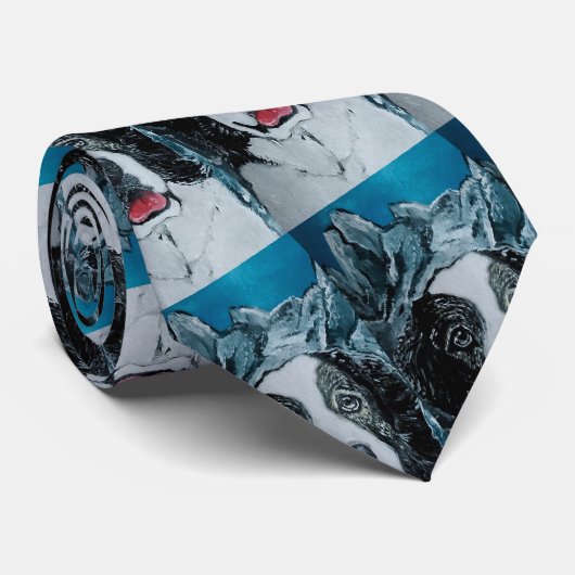 ピレネアンマスティフ絵を描ズバイアルフレッドキツネ ネクタイ (ロール)