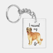 ピレネアン・シェパード救出 キーホルダー (正面左)