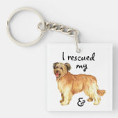 ピレネアン・シェパード救出 キーホルダー (正面)