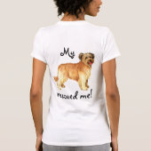 ピレネアン・シェパード救出 Tシャツ (裏面)