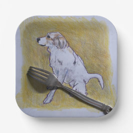 ピレネエススクエアラウンドパーティープレート ペーパープレート