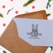 ピレネエスドッグクリスマス差出人住所 ラバースタンプ