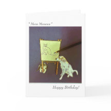 ピレネエスドッグ誕生日カード