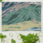 ピレネエスナショナルパークフランスヴィンテージ キッチンタオル (折り畳み)