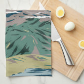 ピレネエスナショナルパークフランスヴィンテージ キッチンタオル (四つ折り)