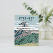 ピレネエスナショナルパークフランスヴィンテージ ポストカード (スタンド正面)