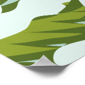 ピレネーからスキー旅行プリント。 ポスター (角)