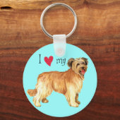 ピレネーの羊飼いが大好き キーホルダー (正面)