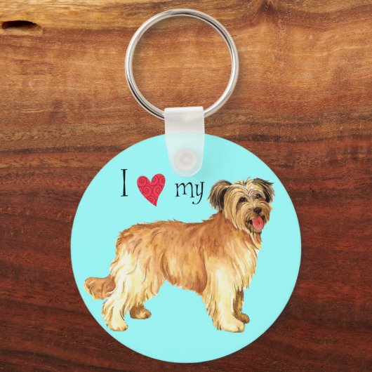 ピレネーの羊飼いが大好き キーホルダー (正面)