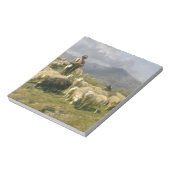 ピレネーの羊飼いby Rosa Bonheur ノートパッド (回転)