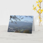 ピレネーの誕生日カード カード (黄色い花)