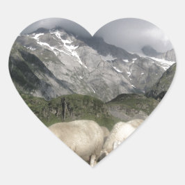 ピレネーの風景 ハートシール