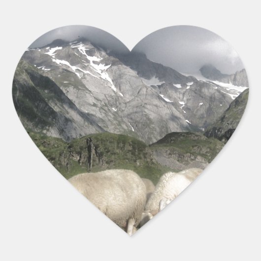 ピレネーの風景 ハートシール (正面)
