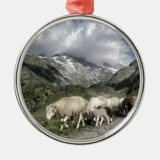 ピレネーの風景 メタルオーナメント (正面)