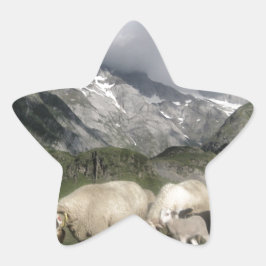 ピレネーの風景 星シール