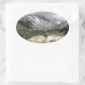 ピレネーの風景 楕円形シール (バッグ)