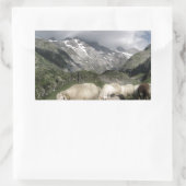 ピレネーの風景 長方形シール (バッグ)