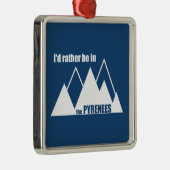 ピレネー山脈に入りたい メタルオーナメント (右)