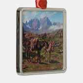 ピレネー山脈のロザボネール メタルオーナメント (右)