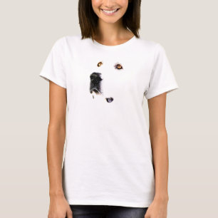 ピレネー山脈の凝視。 前部女性のティー Tシャツ