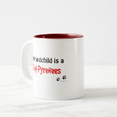 ピレネー山脈の孫 ツートーンマグカップ (正面左)