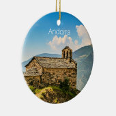 ピレネー山脈アンドラ セラミックオーナメント (右)