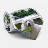 ピレネー山脈素晴らしく白い犬 ネクタイ (ロール)