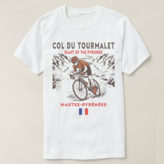 ピレネー巨峰 ツルマレ峠 自転車 Tシャツ