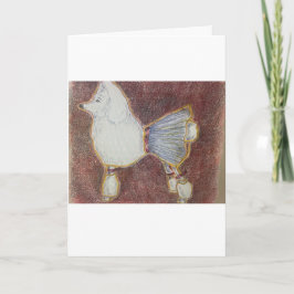 ピレネー犬のグリーティングカード カード