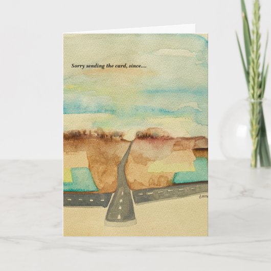 ピレネー犬グリーティングカード カード (正面)