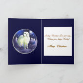 ピレネー素晴らしスのクリスマスプレゼント シーズンカード (内部)