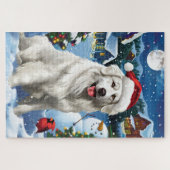 ピレネー素晴らしスウィンターワンダーランドクリスマスジョイ ジグソーパズル (横)