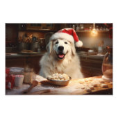 ピレネー素晴らしスクリスマスクッキーフェスティバルホリデー フォトプリント (正面)