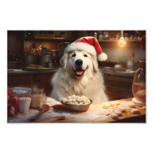 ピレネー素晴らしスクリスマスクッキーフェスティバルホリデー フォトプリント