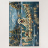 ピレネー素晴らしスクリスマスフェスティバル航海 ジグソーパズル (縦)