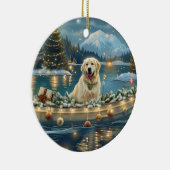 ピレネー素晴らしスクリスマスフェスティバル航海 セラミックオーナメント (右)