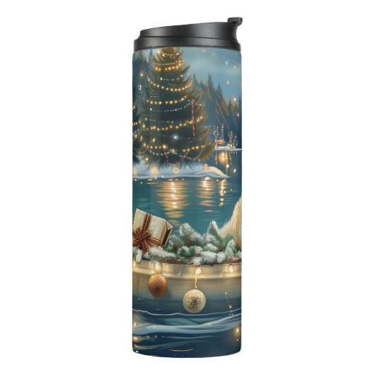 ピレネー素晴らしスクリスマスフェスティバル航海 タンブラー (回転左)