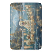 ピレネー素晴らしスクリスマスフェスティバル航海 バスマット (正面縦)