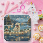 ピレネー素晴らしスクリスマスフェスティバル航海 ペーパープレート (パーティー)