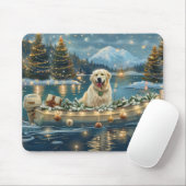 ピレネー素晴らしスクリスマスフェスティバル航海 マウスパッド (マウス)