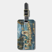 ピレネー素晴らしスクリスマスフェスティバル航海 ラゲッジタグ (正面縦)