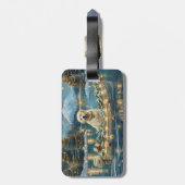 ピレネー素晴らしスクリスマスフェスティバル航海 ラゲッジタグ (裏面縦)