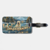 ピレネー素晴らしスクリスマスフェスティバル航海 ラゲッジタグ (裏面横)