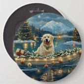 ピレネー素晴らしスクリスマスフェスティバル航海 缶バッジ (正面&裏面)