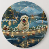 ピレネー素晴らしスクリスマスフェスティバル航海 缶バッジ (正面)